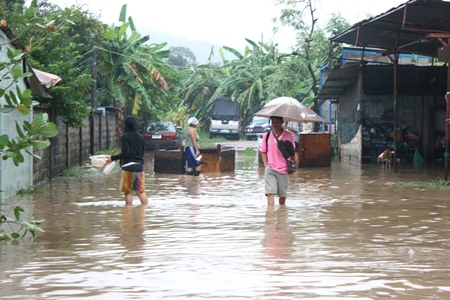 People in Sattahip suffered from flooding Sept 11 & 12, as did the rest of us.